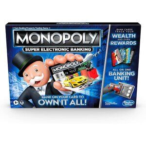 Hasbro Monopoly Super Electronic Banking Game E8978